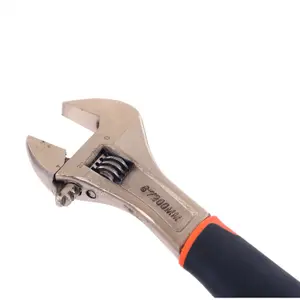 Oypla Wide Mouth Soft Grip Adjustable Wrench Spanner - 24 x 200mm - 8"