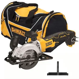 DeWalt DCS571N 18v Brushless XR 115mm Compact Multi Material Saw + Bag + 5 Blade