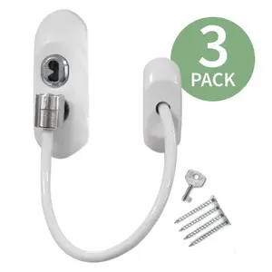 TruMAX Key-Locking Cable Restrictor (3 Pack) - White