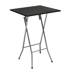 Monette Folding Dining Table Black