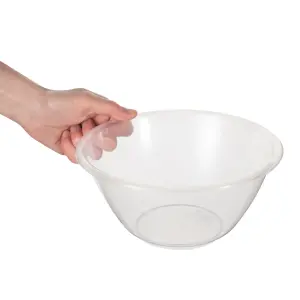 Hardys Set of 4 Mixing Bowls - BPA Free Plastic, Salad, Mixing and Cake Bowls, Microwave & Dishwasher Safe - 1L, 2.3L, 4L, 7L