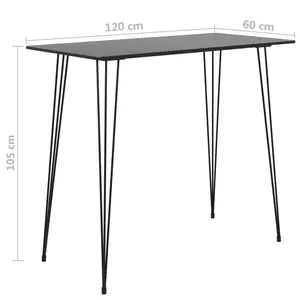 Camryne Dining Table Black