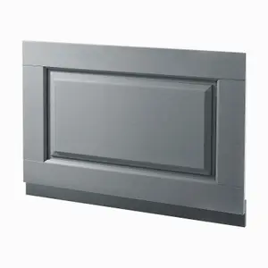 Nes Home Chiltern Light Grey Traditional 800mm Bath End Panel + Plinth