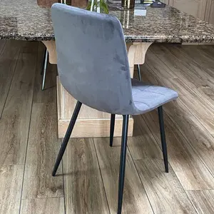 Eyre Upholstered Dining Chair Grey