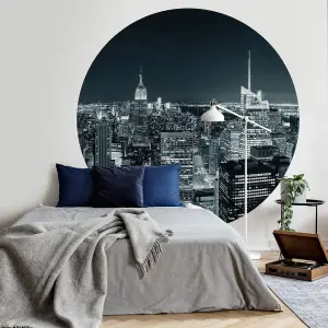 New York at Night Mural - 144x144cm - 5506-R