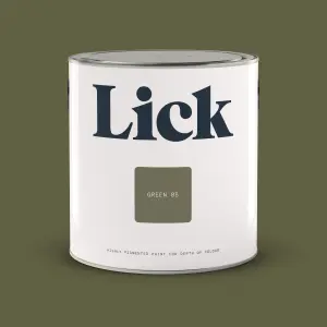 Lick Green 05 Eggshell Emulsion paint, 2.5L