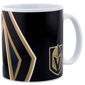 Vegas Golden Knights Cropped Logo Mug Black/White/Gold (One Size)