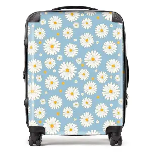 Summer Daisy Pattern Suitcase - Large