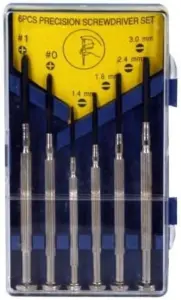 6Pc Precision Screwdriver Set Mobile Watch New Slot Phillips Screw Bits