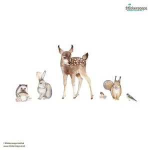 Woodland Animals Window Stickers (Large size)