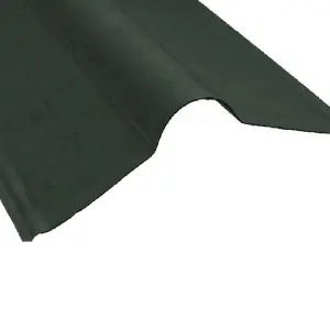 Universal 3mm Green Bitumen Roofing Ridge Verge - BituRidge Plus - 900mm Fits All Brands Of Corrugated Bitumen Roofing Sheets