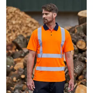 PRO RTX Mens High Visibility Polo Shirt