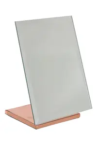 Maison by Premier Clara Rose Gold Table Mirror