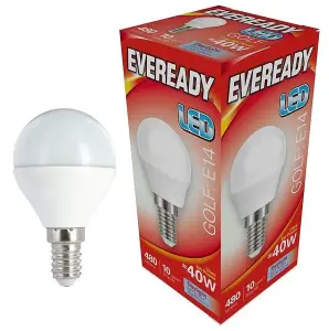 Eveready 5.2w LED SES Opal Golf Ball 6500k - Daylight