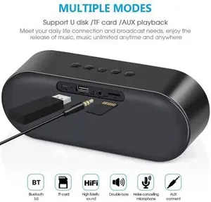 Wireless Bluetooth Portable Speaker Stereo Bass Loud Usb Aux Fm