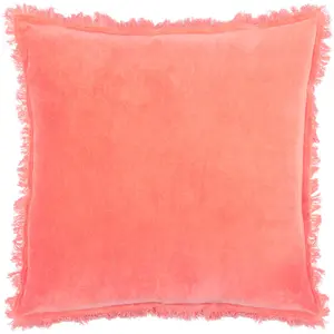 Gracie Square Throw Cushion Covers Coral