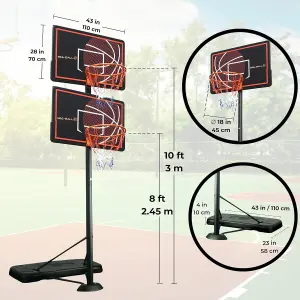 Basketball Hoop - Bee-ball Pro Bound - For All Ages