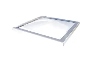 Mardome Reflex Roof Dome, Single Skin, Low Rise Dome, Standard Flange, Clear, 1800mm x 1800mm (48 Hour Delivery)