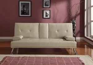 Comfy Living Verona Sofa Bed in Cream