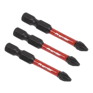 Sealey Phillips 2 Impact Power Tool Bits 50mm 3 Pieces Professional AK8230