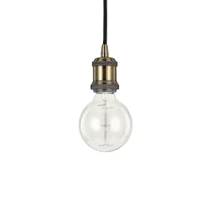 Luminosa Frida 1 Light Ceiling Pendant Burnished Finish