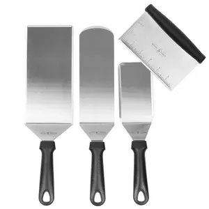 4pc Stainless Steel Spatula BBQ Set - M&W