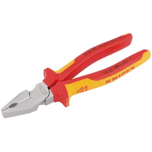 KNIPEX 02 06 200 VDE High Leverage Combination Pliers, 200mm 59818