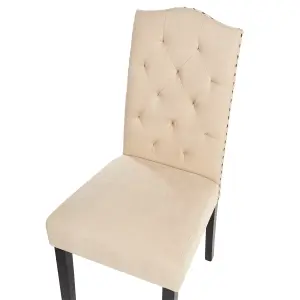 Beliani Traditional Dining Chair SHIRLEY Beige