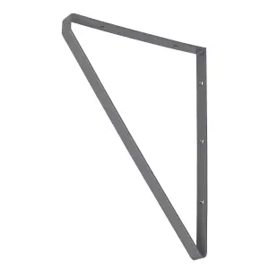 Form Clever Grey Steel Shelving bracket (H)280mm (D)200mm