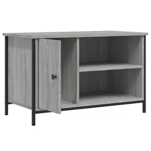 Berkfield TV Cabinet Grey Sonoma 80x40x50 cm Engineered Wood