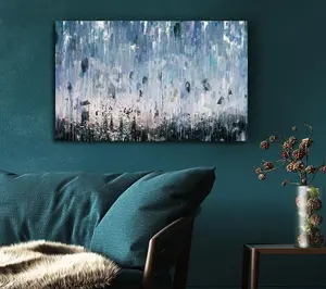 The Abstract Rain Canvas Print Wall Art - Medium 20 x 32 Inches