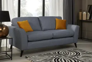 Modern Home Caxton 3 Seater Sofa Denim