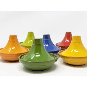 Selena - Mini Tagine Dip Dish - Blue - Set of 2 (Set of 2) Lime