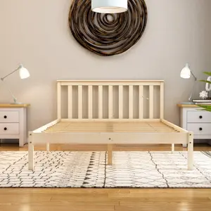 Frederique Bed Frame Pine / Double (4'6)