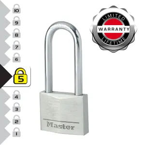 Master Lock Aluminium Open shackle Padlock (W)40mm