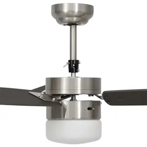 Dorne 108cm Ceiling Fan with LED Lights Black