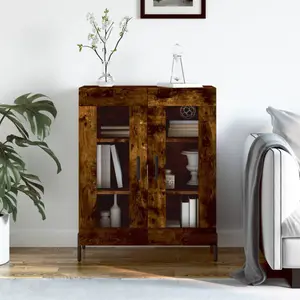 Stonefort Display Cabinet Smoked Oak