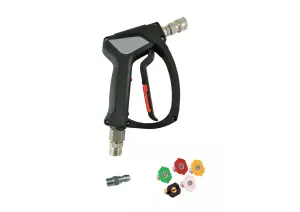 Stainless Steel MTM SGS35 Swivel Trigger Compatible to Fit Karcher HD & HDS 11.6mm Q/R 5 Nozzles