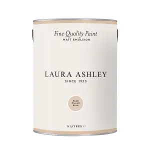 Laura Ashley Pale Chalk Pink Matt Emulsion paint, 5L