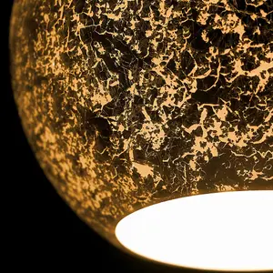 Luminosa VANITY Dome Pendant Ceiling Light Gold 20x19cm