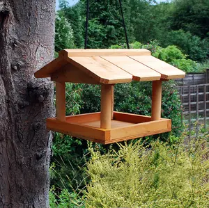 Nature's Market Hanging Wooden Bird Table