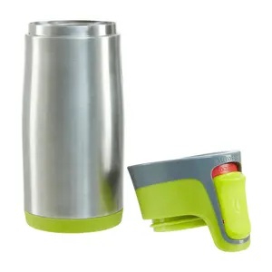 Maison by Premier Contigo Aria Grey And Green 300ml Auto Seal Mug