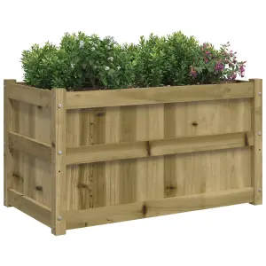 Berkfield Garden Planters 2 pcs Impregnated Wood Pine