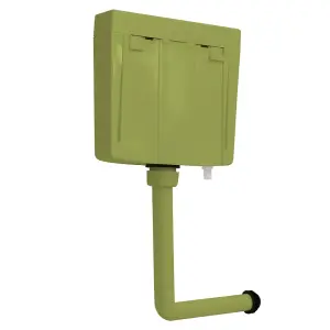 Toilet Cistern with Bottom Water Inlet 3/6 L Olive