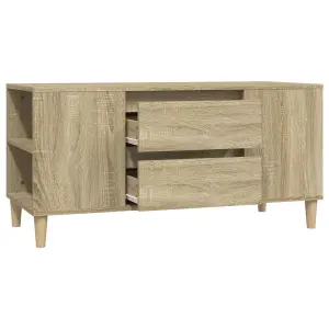 Berkfield TV Cabinet Sonoma Oak 102x44.5x50 cm Engineered Wood