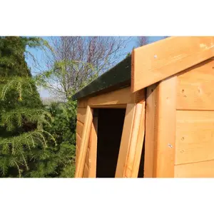 6 Ft. W x 4 Ft. D Shiplap Apex Wooden Shed No