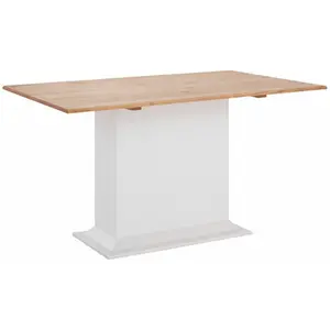 Rosa Dining Table White / 75cm H x 90cm W x 140cm L