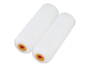 Faithfull 750448R4/750448R16 Foam Mini Roller Refills 100mm (4in) Pack of 2 FAIRMINI2F