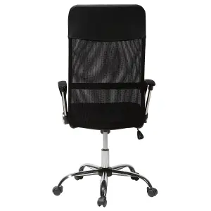 Beliani Minimalist Office Chair Black DESIGN