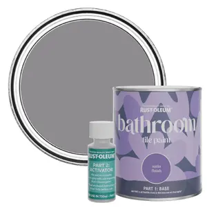 Rust-Oleum Iris Satin Bathroom Tile Paint 750ml